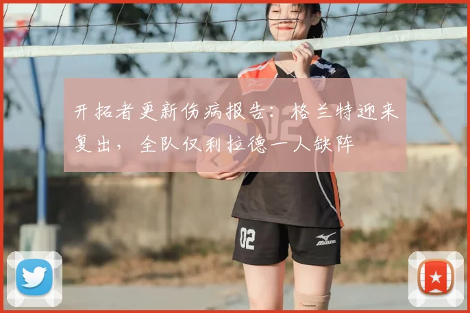 开拓者更新伤病报告：格兰特迎来复出，全队仅利拉德一人缺阵